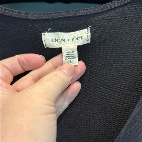 Silence + Noise Elegant Black Wrap romper ✨ - Picture 2 of 9